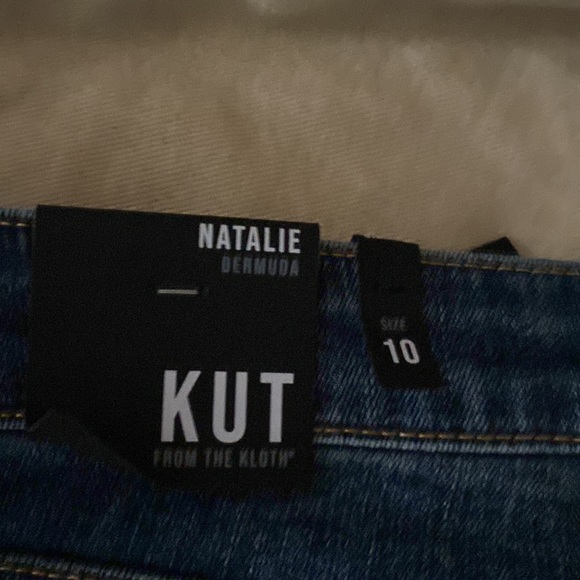 Kut from the Kloth Natalie Bermuda Denim Shorts - Picture 4 of 4